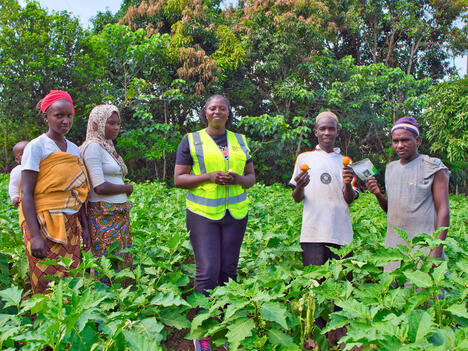 Guinea farmer protaganist with farmers