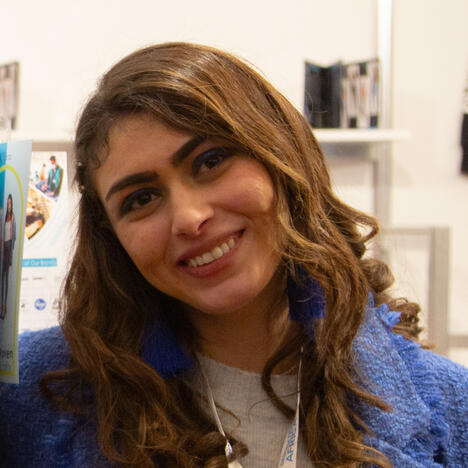 Headshot of young Egyptian businesswoman