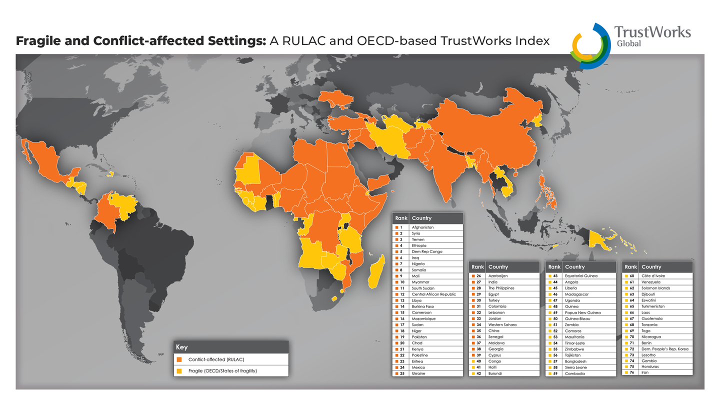 TrustWorks Global Map