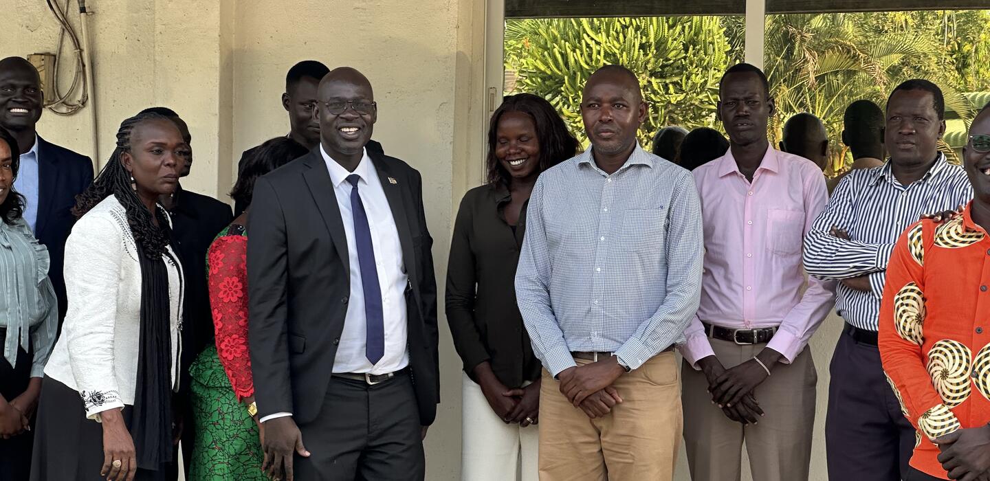 February 2024, Juba, South Sudan. The participants and trainers after a successful training session.